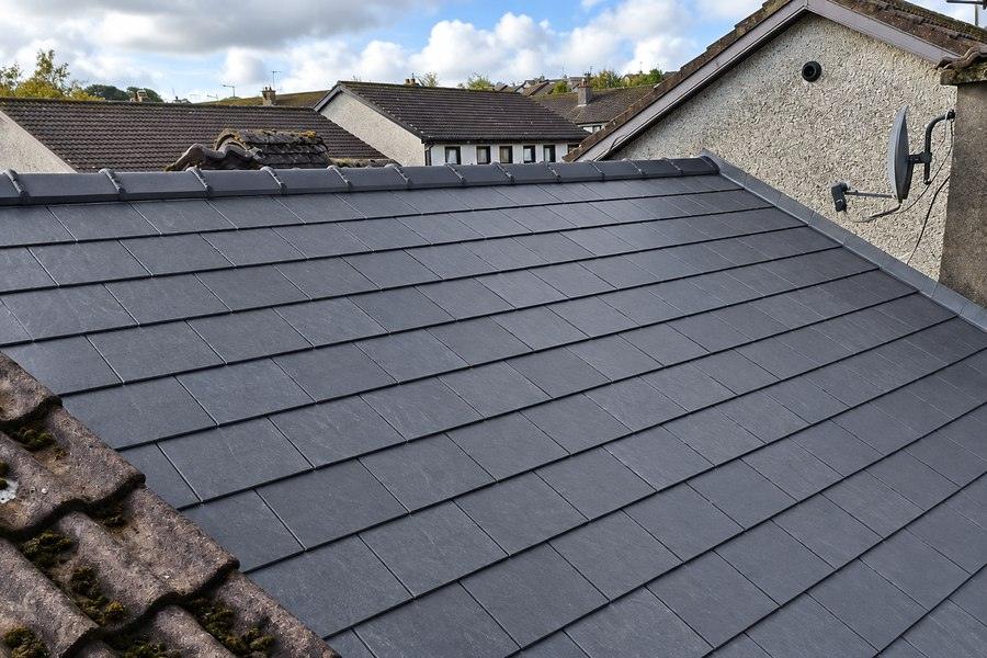 Finished roofing project by Munster Roof Repairs